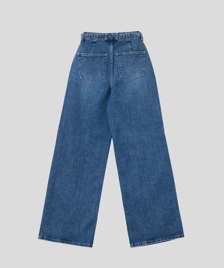 [Na.e Jeans]Belted Straight Jeans
