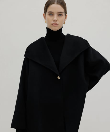 【PREMIUM LABEL】Cashmere Half Coat