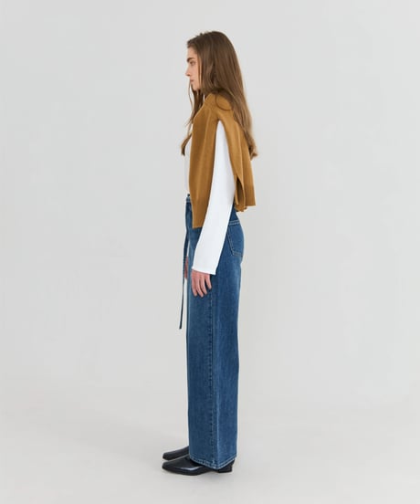 [Na.e Jeans]Belted Straight Jeans
