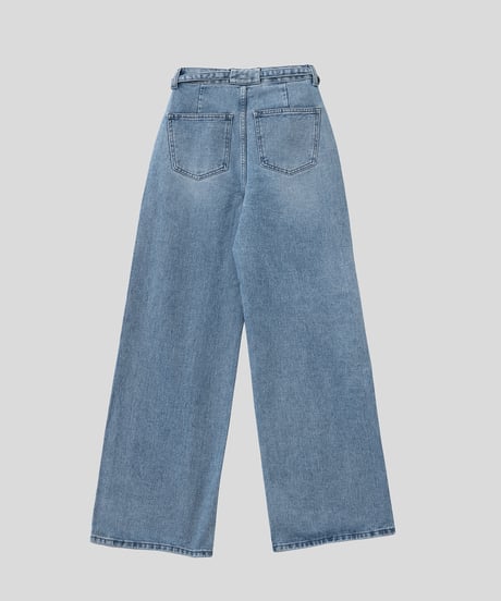 [Na.e Jeans]Belted Straight Jeans
