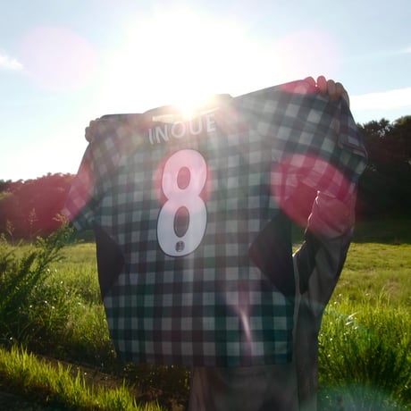 "NERIAME×井上商店" Inoue Jersey (Blue Plaid)