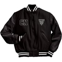 【完全10着限定】COLLISION Varsity jacket プレミアムレザースタジャン