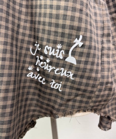 チェックタックシャツ（RE019016-09)