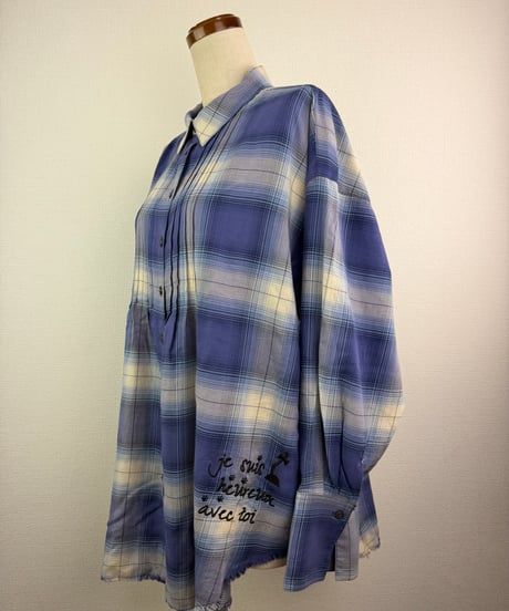 チェックタックシャツ（RE019016-30)