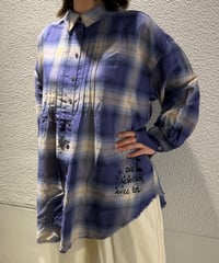 チェックタックシャツ（RE019016-30)