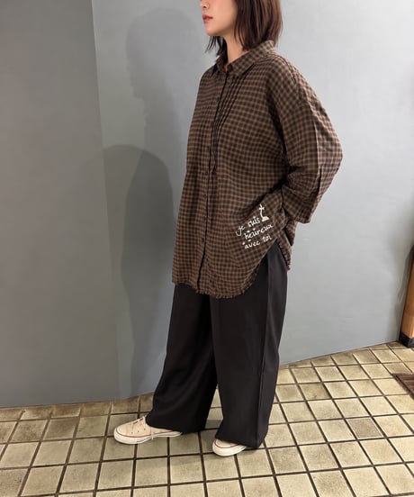 チェックタックシャツ（RE019016-09)
