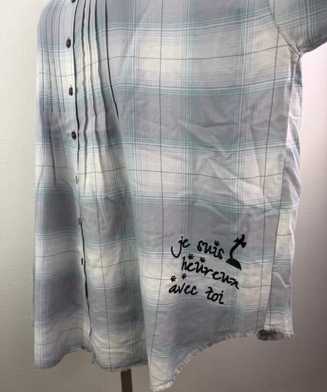 チェックタックシャツ（RE019016-06)