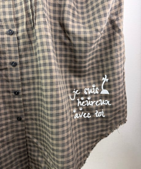 チェックタックシャツ（RE019016-09)