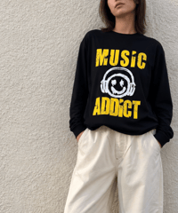 MUSIC ADDICT ロンTEE(AF109016-09）