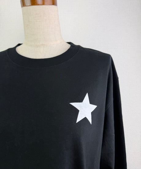 BLACK ロンTEE(AF111016-09）