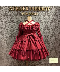 Vallée lys／CoquelicotDress（ボルドー）
