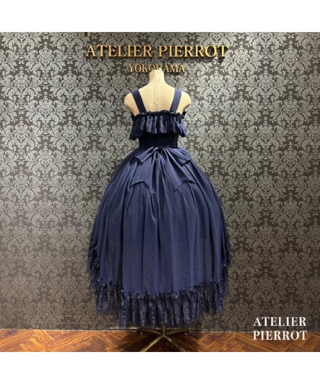 ATELIER-PIERROT／ Cathedral Veil Jumper Skirt （ネイビー）