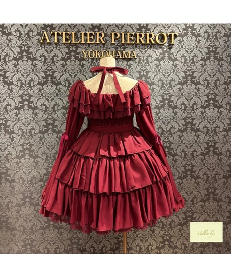 Vallée lys／CoquelicotDress（ボルドー）