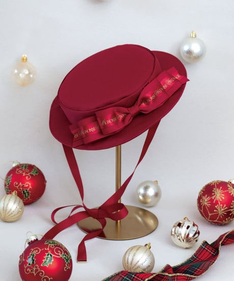 Mignonne Vintage／Ruban de Noël キャノチェ -レッド-