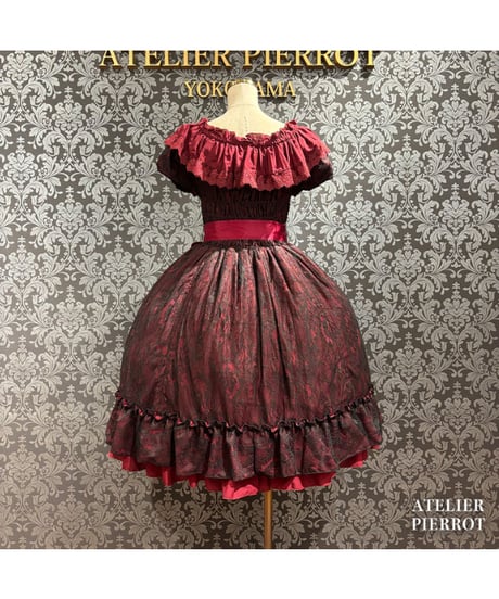 ATELIER-PIERROT／ Ruined Castle Dress（ボルドー）