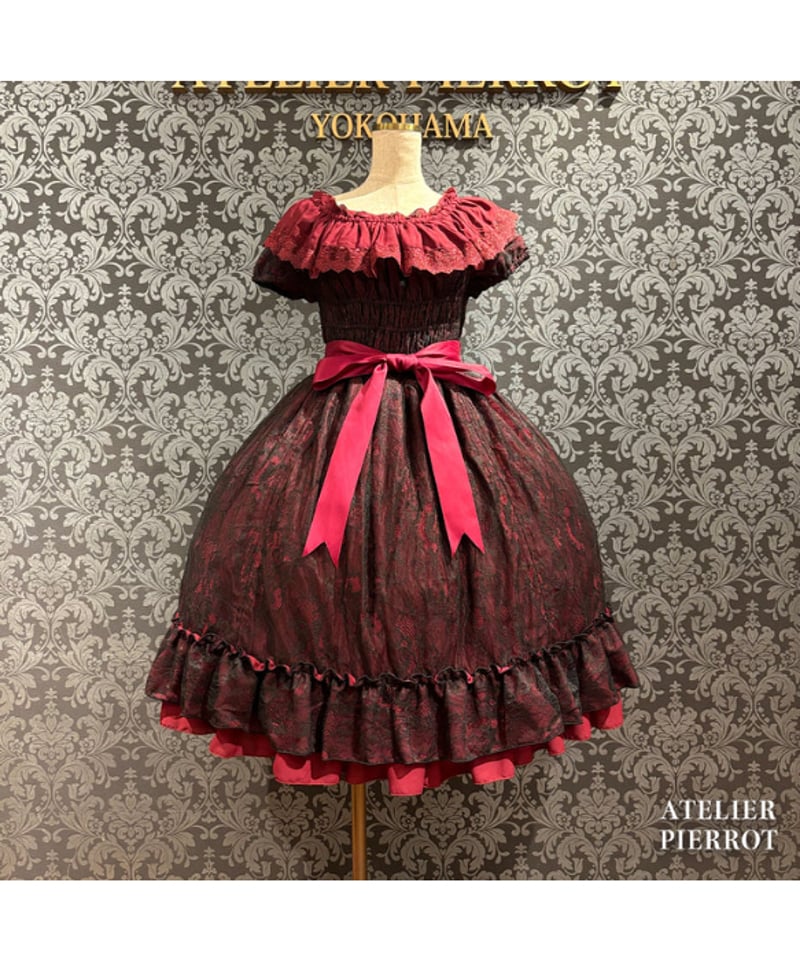 ATELIER PIERROT ドレス ATELIER-PIERROT／ Ruined Castle Dress（ボルドー） | ch