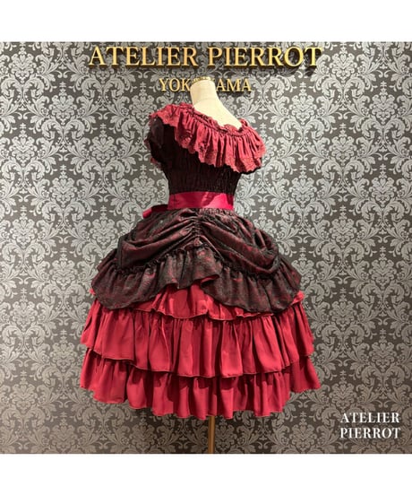 ATELIER-PIERROT／ Ruined Castle Dress（ボルドー）