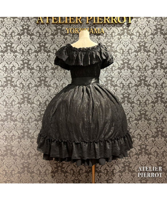 ATELIER-PIERROT／ Ruined Castle Dress（ブラック） | ch