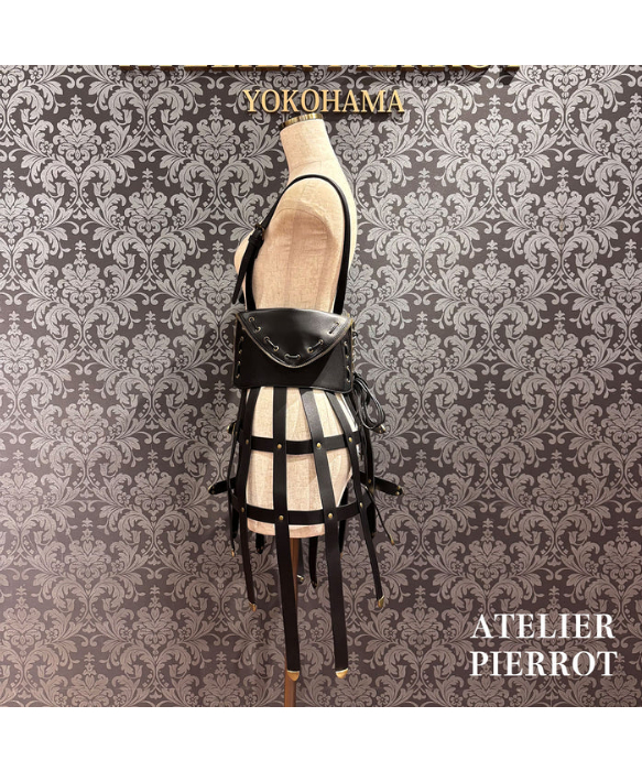 ATELIER-PIERROT／ Sealed Cage Corset Harness（ブラッ