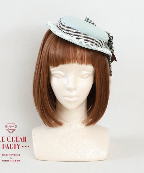 Mignonne Vintage／ICE CREAM PARTY ミニハット -Choco Mint-