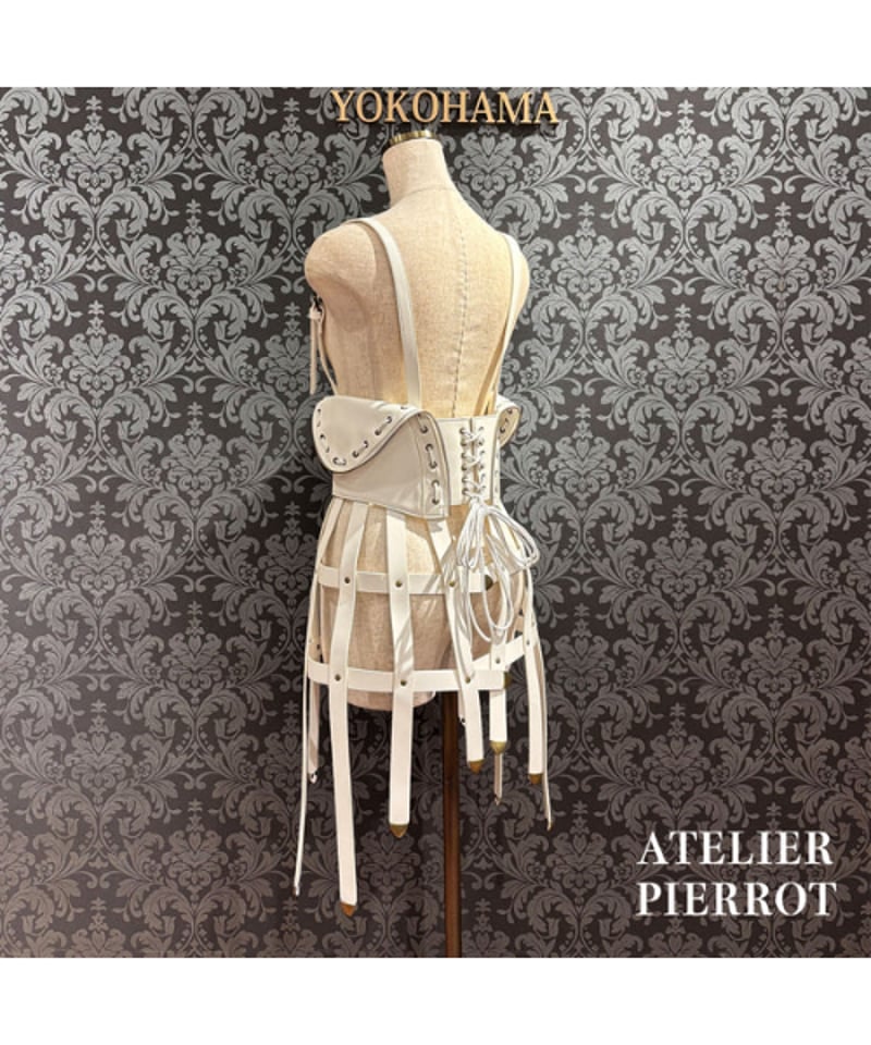 ATELIER-PIERROT／ Sealed Cage Corset Harness（ホワイ