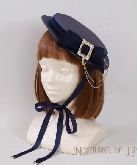 Mignonne Vintage／Nocturne de Lune ミニキャノチェ - ブルーグレー -