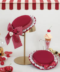 Mignonne Vintage／ICE CREAM PARTY ミニハット -Cherry Cheese cake-
