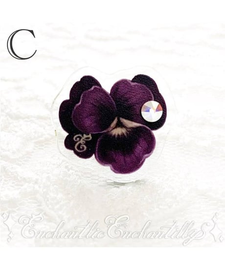 Enchantlic Enchantilly／Dolled Up Ring (すみれ)クリアタイプ