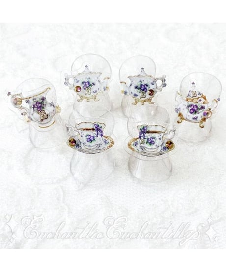 Enchantlic Enchantilly／Dolled Up Ring すみれのお茶会ティーセット