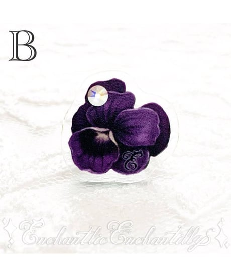 Enchantlic Enchantilly／Dolled Up Ring (すみれ)クリアタイプ