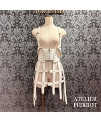 ATELIER-PIERROT／ Sealed Cage Corset Harness（ホワイト）