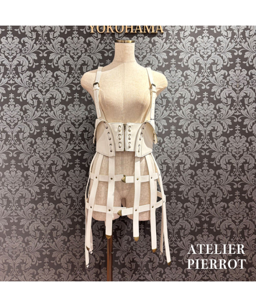 ATELIER-PIERROT／ Sealed Cage Corset Harness（ホワイ