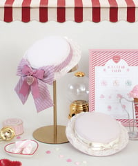 Mignonne Vintage／ICE CREAM PARTY ミニハット -Strawberry Milk-