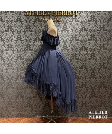 ATELIER-PIERROT／ Cathedral Veil Jumper Skirt （ネイビー）