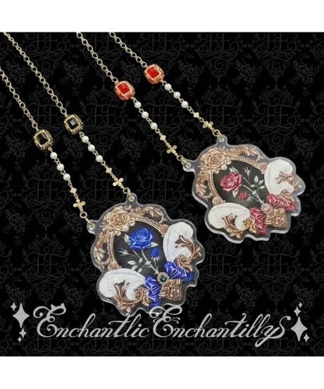 Enchantlic Enchantilly／青薔薇姫と赤薔薇姫 ネックレス