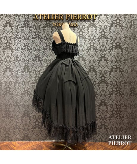 ATELIER-PIERROT／ Cathedral Veil Jumper Skirt （ブラック）