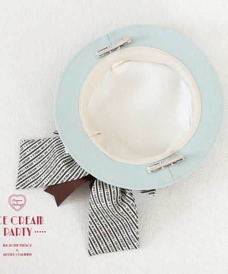 Mignonne Vintage／ICE CREAM PARTY ミニハット -Choco Mint-
