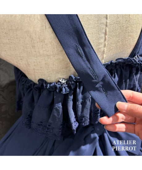 ATELIER-PIERROT／ Cathedral Veil Jumper Skirt （ネイビー）