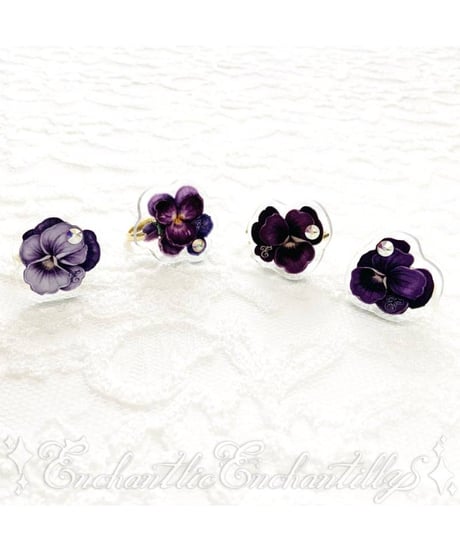 Enchantlic Enchantilly／Dolled Up Ring (すみれ)クリアタイプ