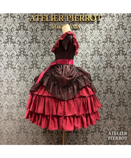 ATELIER-PIERROT／ Ruined Castle Dress（ボルドー）