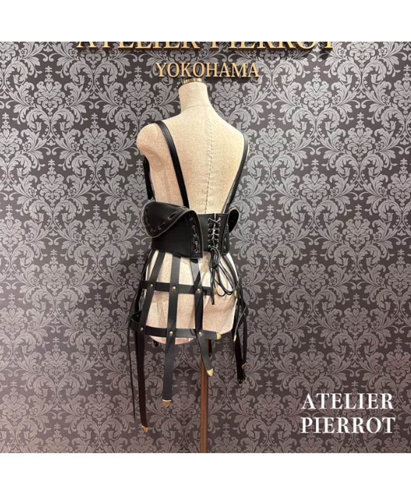ATELIER-PIERROT／ Sealed Cage Corset Harness（ブラッ