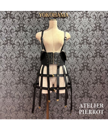 ATELIER-PIERROT／ Sealed Cage Corset Harness（ブラック）