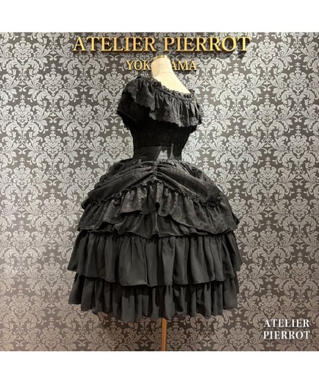 ATELIER-PIERROT／ Ruined Castle Dress（ブラック）