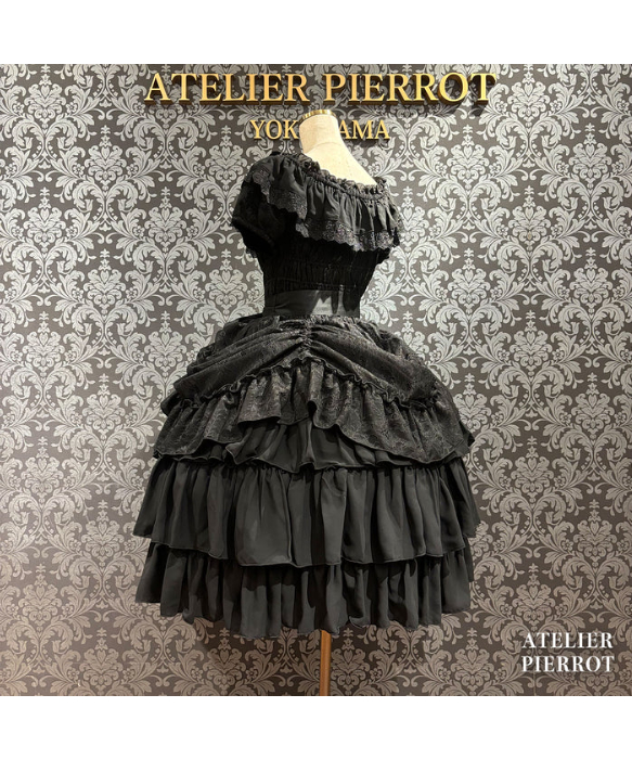 ATELIER-PIERROT／ Ruined Castle Dress（ブラック） | ch