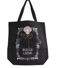 Rouge Ligne／Rouge Ligneのお顔トートバッグ（ピンクヘアー）