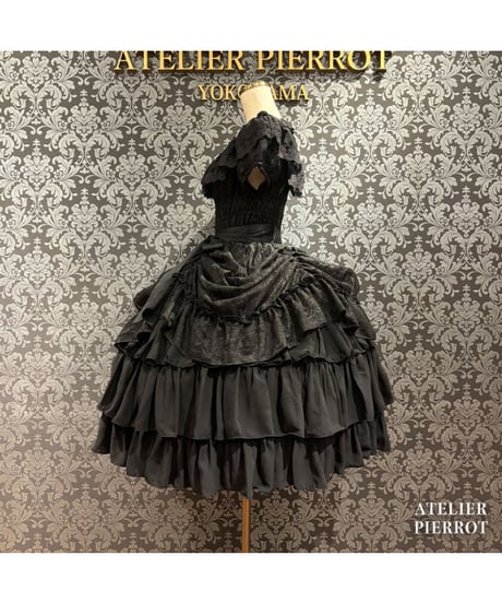 ATELIER-PIERROT／ Ruined Castle Dress（ブラック）