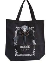 Rouge Ligne／Rouge Ligneのお顔トートバッグ（ブラックヘアー）