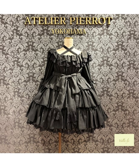 Vallée lys／CoquelicotDress（ブラック）