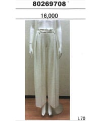 ★オトク早割ご予約★ タックワイドパンツ 80269708 Dignite Collier