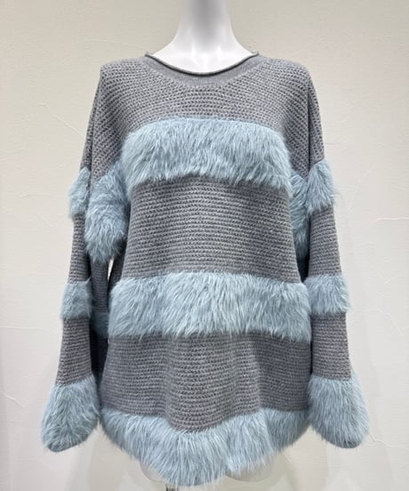 ★オトク早割ご予約★　ロールフィニッシュシャギーボーダー 607540 CYAN tokyo